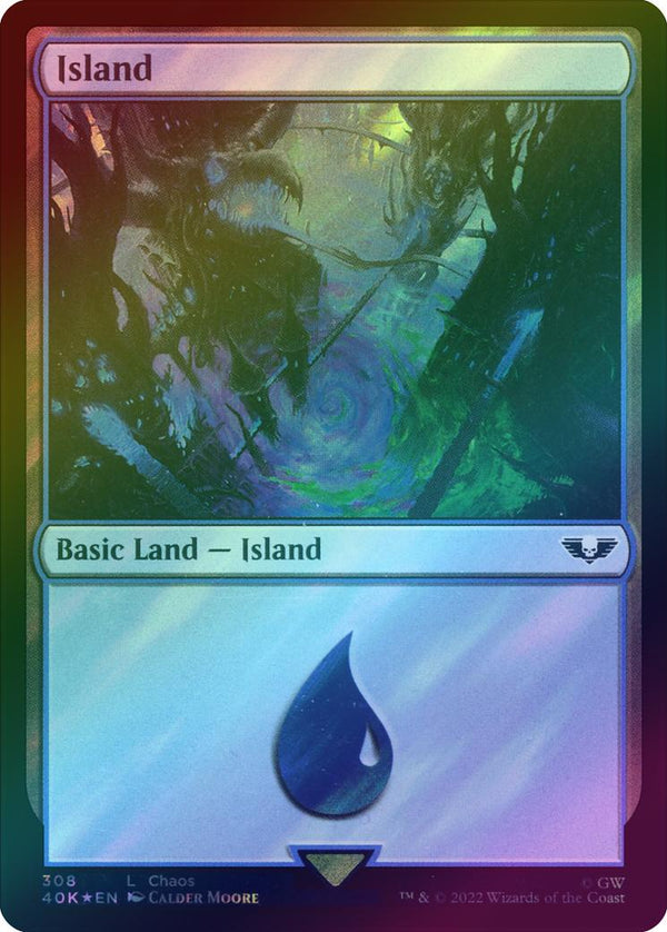 Island (308) (Surge Foil) (40K)