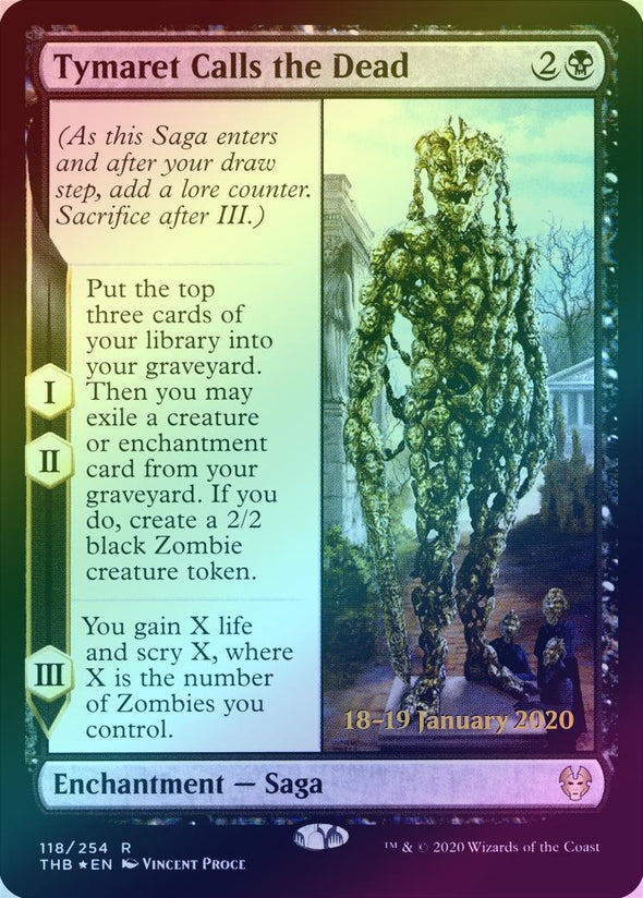 Tymaret Calls the Dead - Prerelease Promo (Foil) (PTHB)