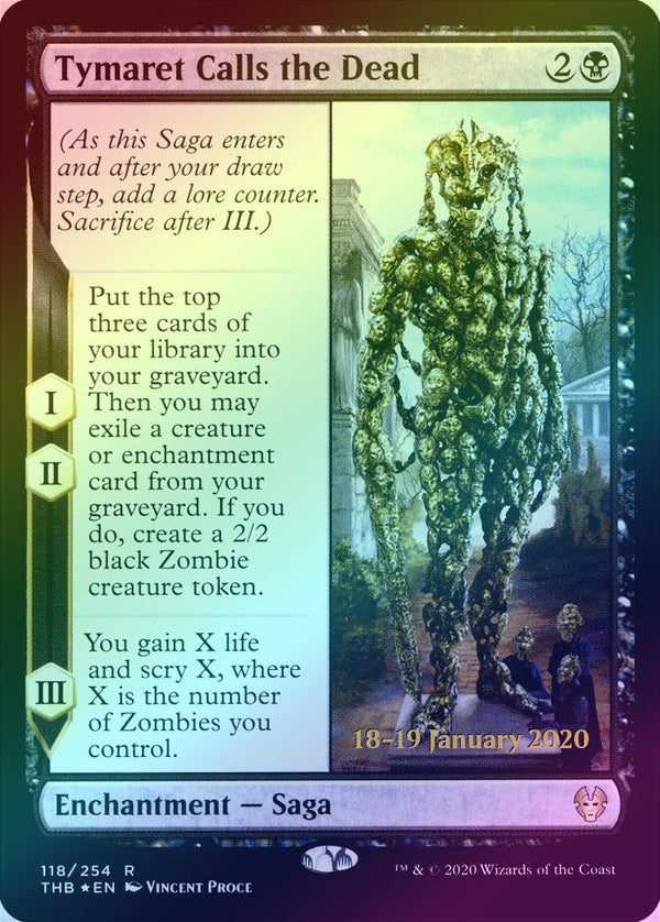 Tymaret Calls the Dead - Prerelease Promo (PTHB) (Foil)