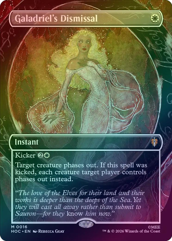 Galadriel's Dismissal - Borderless (Foil) (HOC) (Pre-Order)