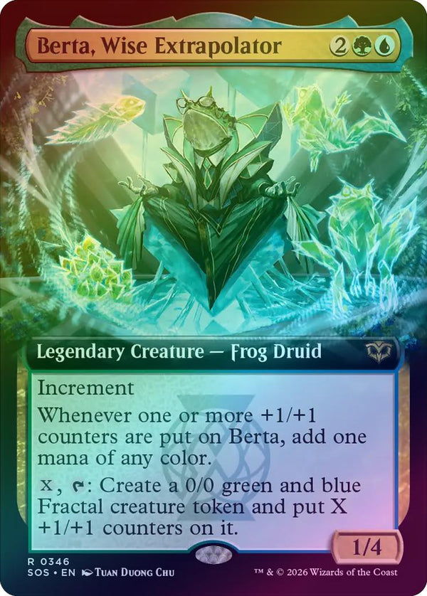 Berta, Wise Extrapolator - Extended Art (Foil) (SOS)