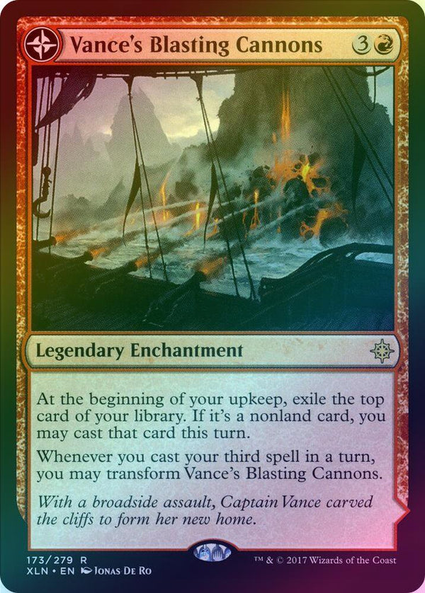 Vance's Blasting Cannons // Spitfire Bastion (Foil) (XLN)