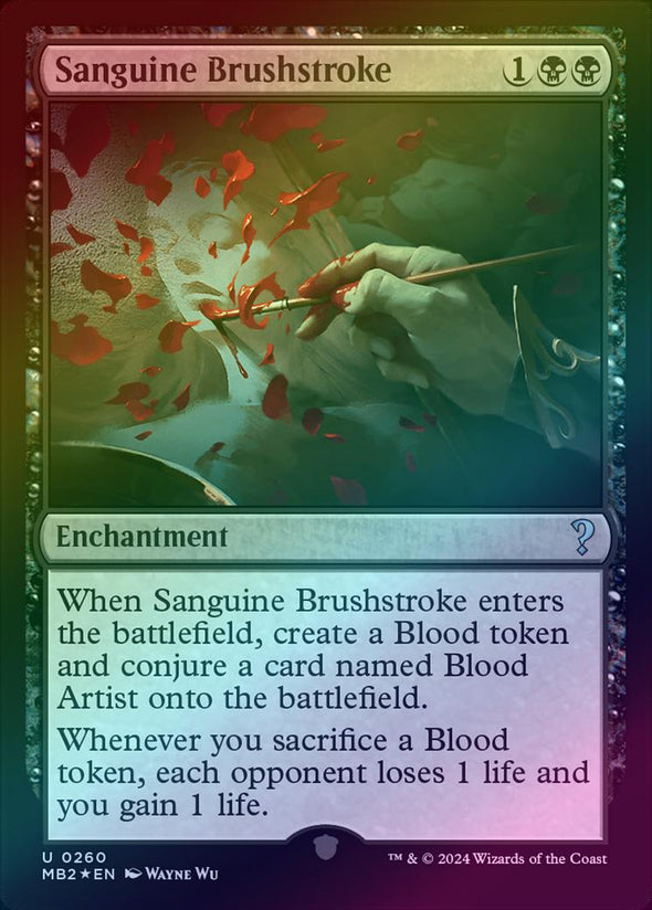 Sanguine Brushstroke (Foil) (MB2)