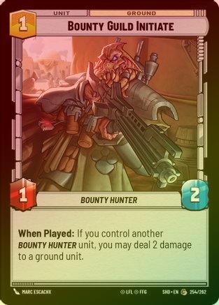 Bounty Guild Initiate - 254/262 - Common (Foil)