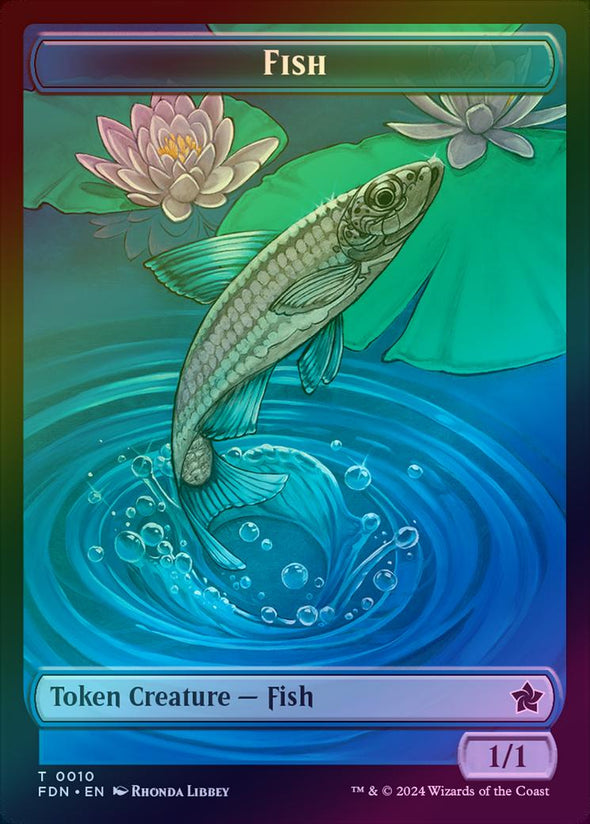 Faerie // Fish Token (Foil) (TFDN)