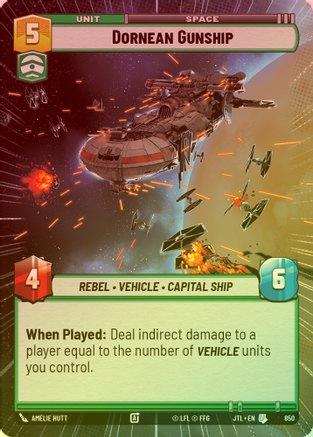 Dornean Gunship (Hyperspace) - 850 - Uncommon (Foil)