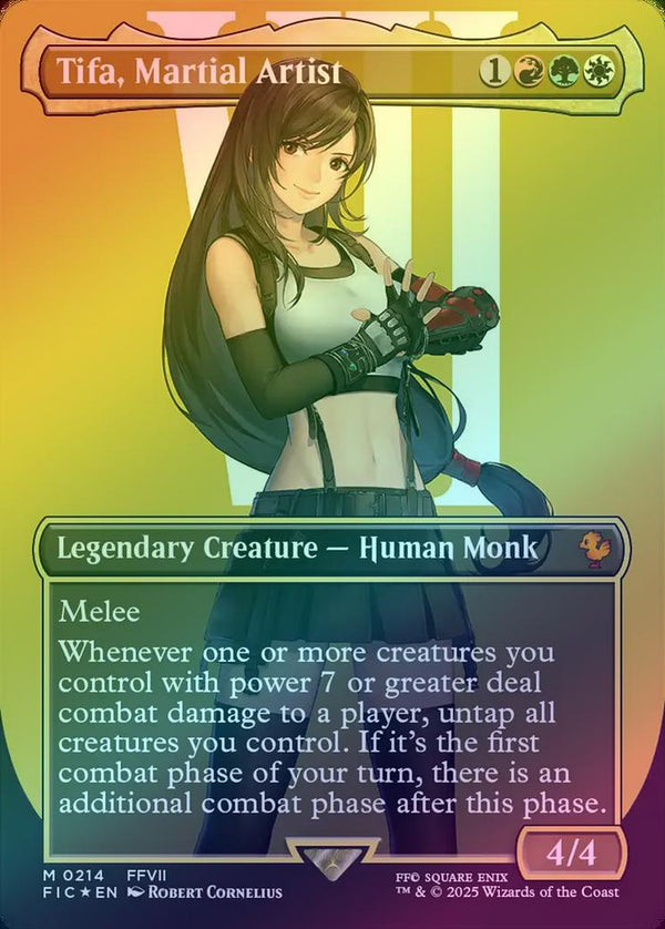 Tifa, Martial Artist - Borderless (Surge Foil) (FIC)