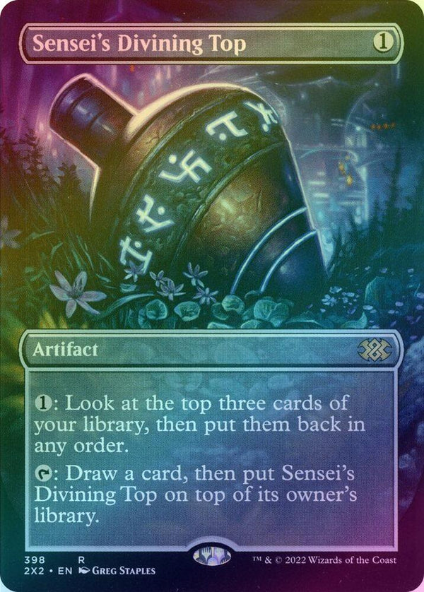 Sensei's Divining Top - Borderless (Foil) (2X2)