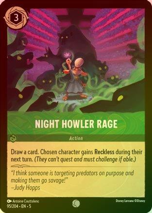 Night Howler Rage - 95/204 - Common (Foil)