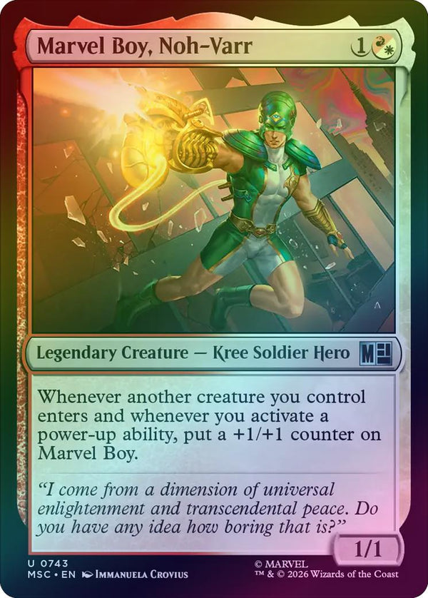 Marvel Boy, Noh-Varr (Foil) (MSC)