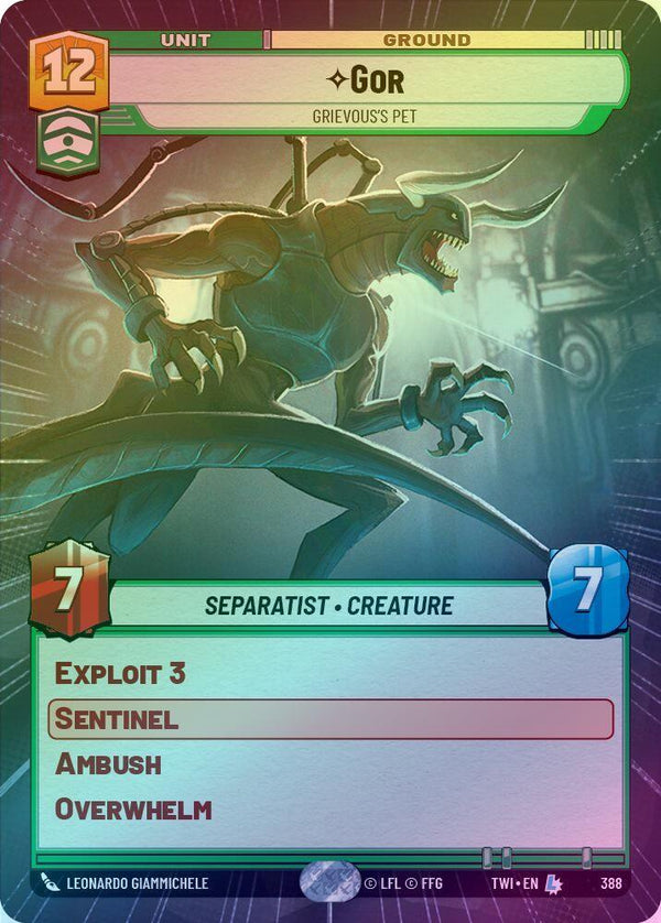 Gor - Grievous's Pet (Hyperspace) - 388 - Legendary (Foil)