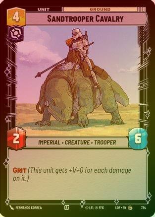 Sandtrooper Cavalry - 734 - Common (Foil)