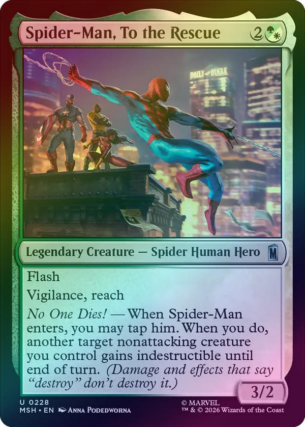 Spider-Man, To the Rescue (Foil) (MSH) (Pre-Order)