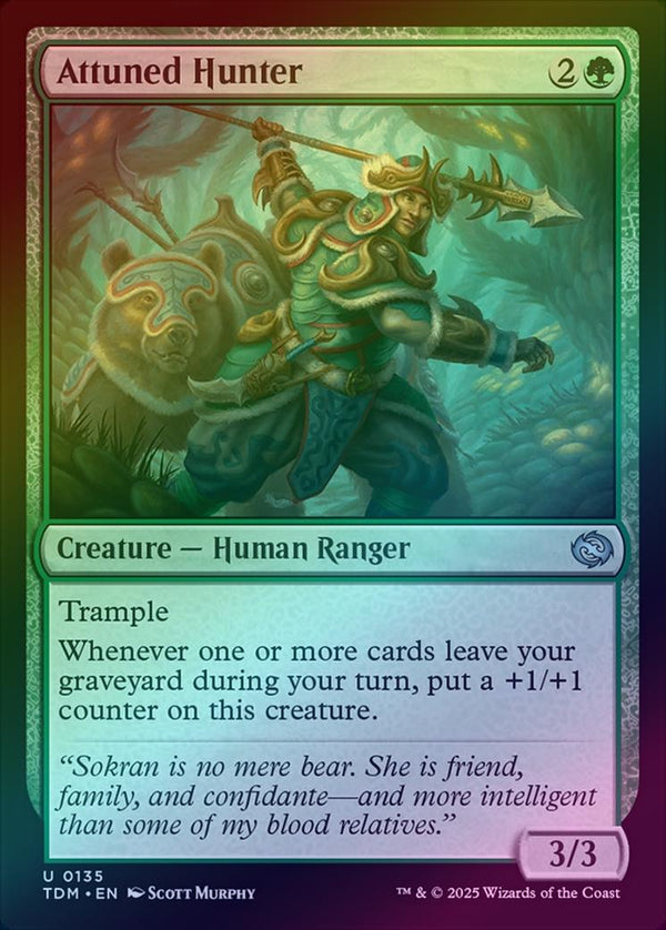 Attuned Hunter (Foil) (TDM)