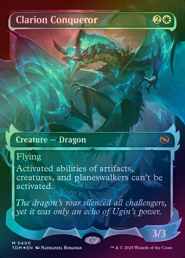 Clarion Conqueror -  Ghostfire Showcase - English Language (Foil) (TDM)