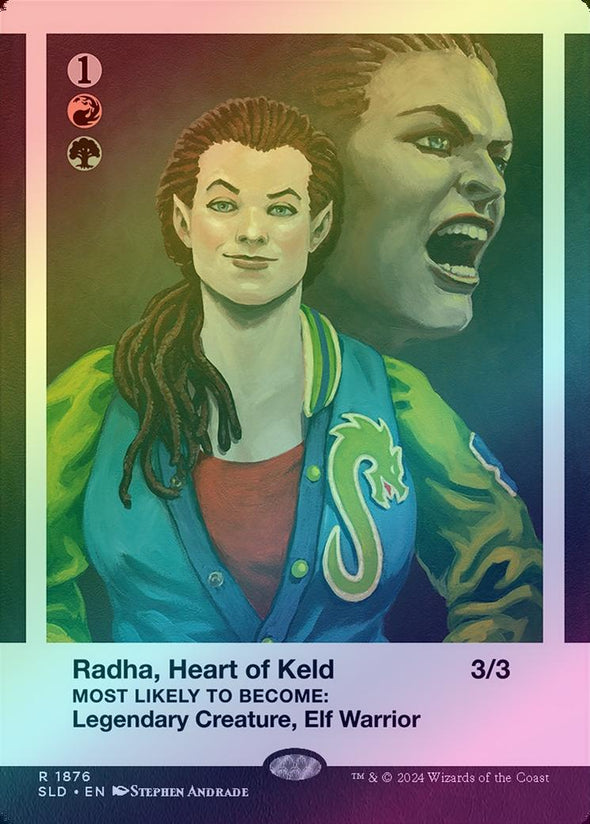 Radha, Heart of Keld - Secret Lair High: Class of '87 (Foil) (SLD)