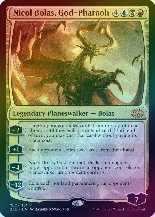 Nicol Bolas, God-Pharaoh (Foil) (2X2)