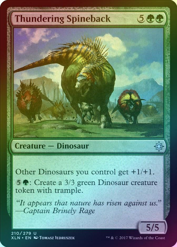 Thundering Spineback (Foil) (XLN)