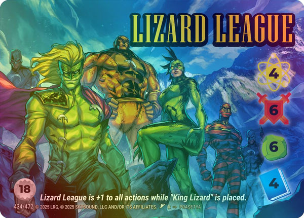 Lizard League - SKY-434F - Rare (Foil)