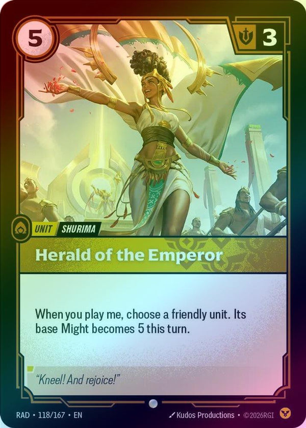 Herald of the Emperor - 118/167 - Common (Foil)