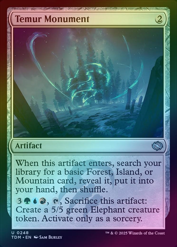 Temur Monument (Foil) (TDM)