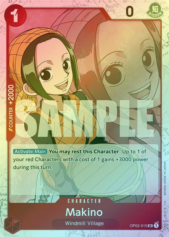 Makino (Jolly Roger Foil) - OP02-015 - Uncommon