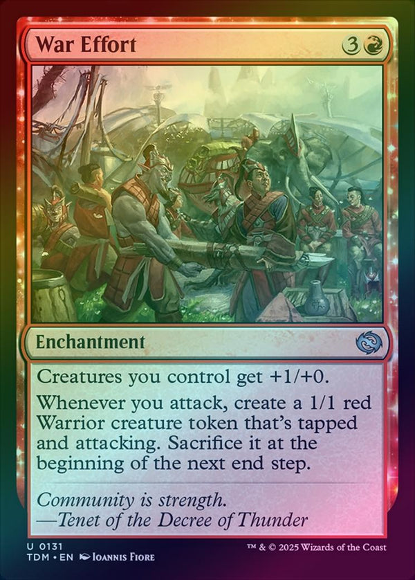 War Effort (Foil) (TDM)
