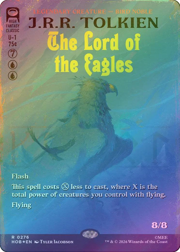 The Lord of the Eagles - Book Cover (Surge Foil) (HOB) (Pre-Order)