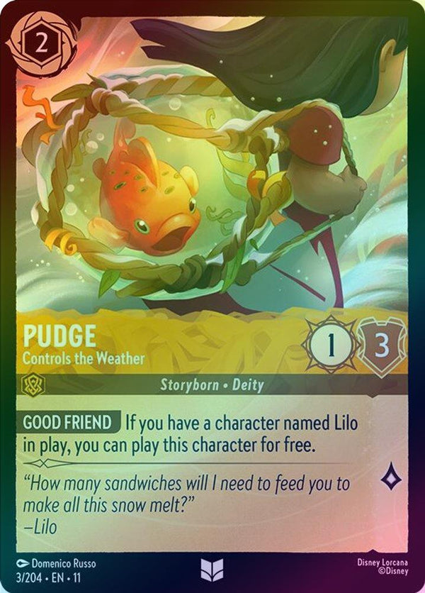 Pudge (Controls the Weather) - 3/204 - Uncommon (Foil)
