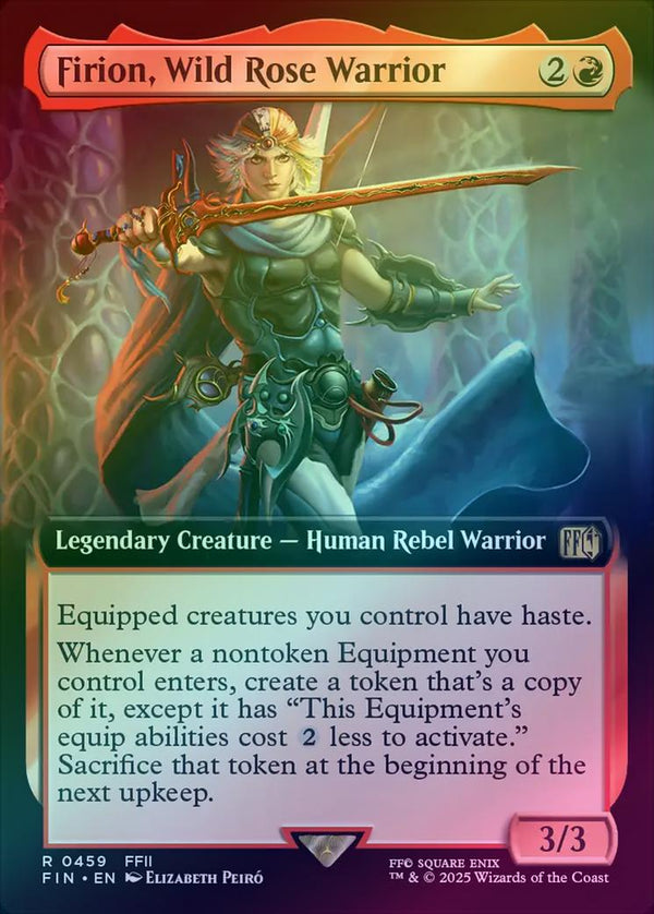 Firion, Wild Rose Warrior - Extended Art (Foil) (FIN)