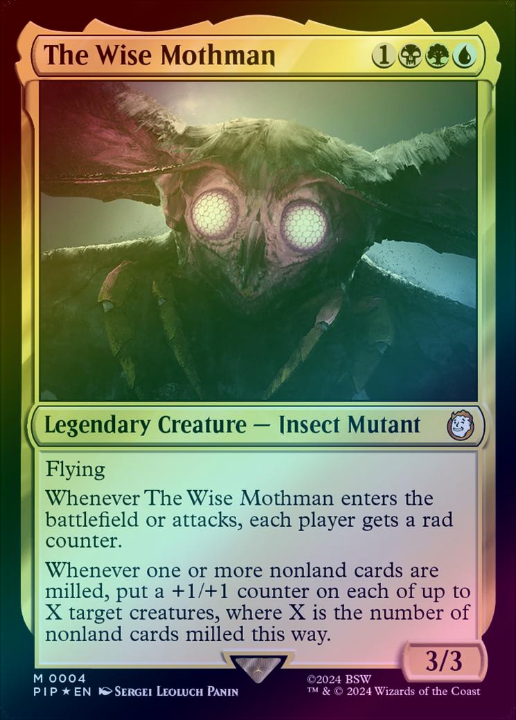 Magic: The Gathering Fallout - The Wise Mothman Deck Sleeves By Ultra Pro (100 Count) Magic: The Gathering Fallout - The Wise Mothman Deck Sleeves By Ultra Pro (100 Count)