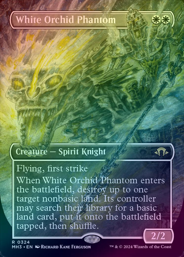 White Orchid Phantom - Borderless (Foil) (MH3)