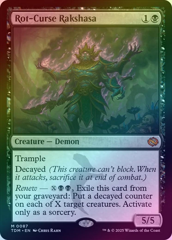 Rot-Curse Rakshasa (Foil) (TDM)