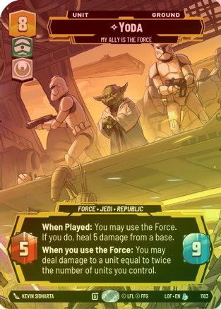 Yoda - My Ally is the Force (Prestige Foil) - 1103 - Legendary (Foil)