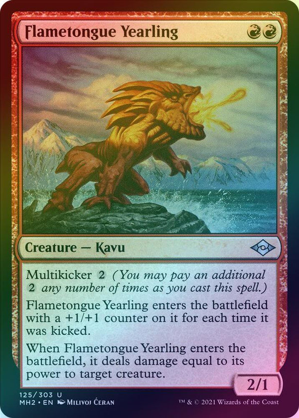 Flametongue Yearling (Foil) (MH2)