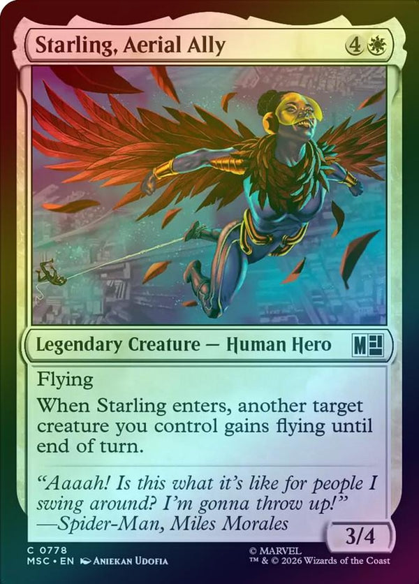 Starling, Aerial Ally (Foil) (MSC)