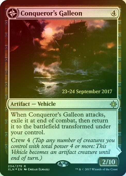 Conqueror's Galleon // Conqueror's Foothold - Prerelease Promo (Foil) (PXLN)