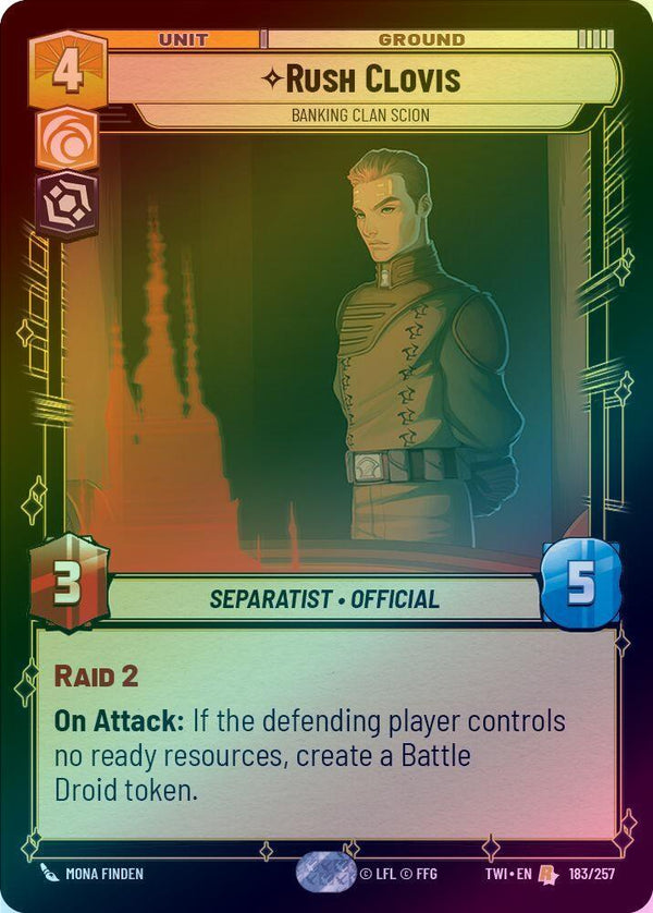 Rush Clovis - Banking Clan Scion - 183/257 - Rare (Foil)