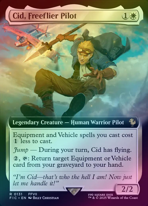 Cid, Freeflier Pilot - Extended Art (Foil) (FIC)
