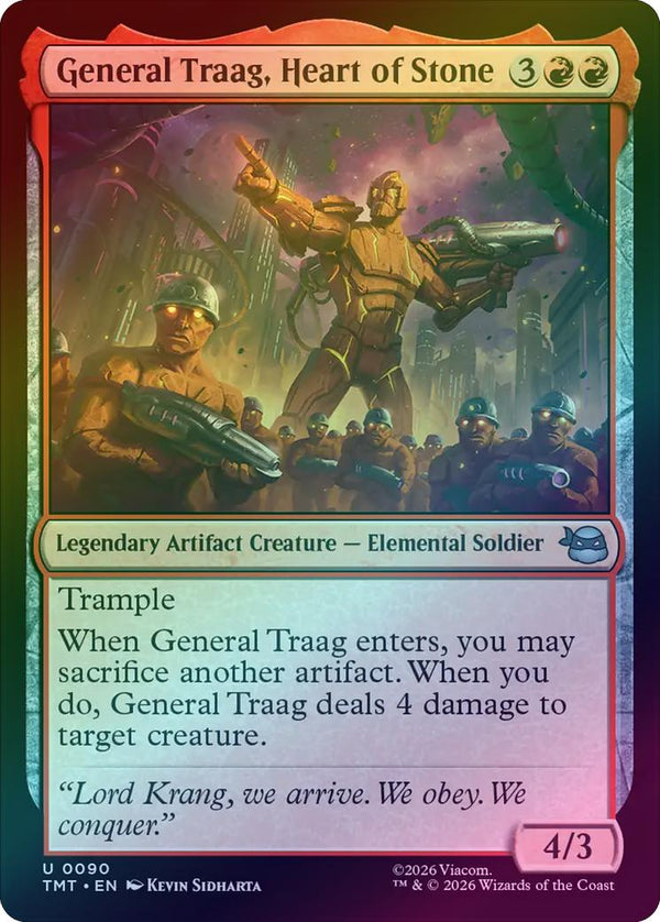 General Traag, Heart of Stone (Foil) (TMT)
