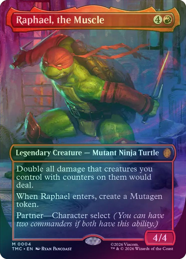 Raphael, the Muscle - Borderless (Foil) (TMC)
