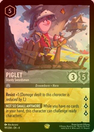 Piglet (Sturdy Swordsman) - 191/204 - Legendary (Foil)