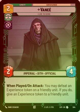 Vanee - I Live to Serve - 584 - Uncommon (Foil)