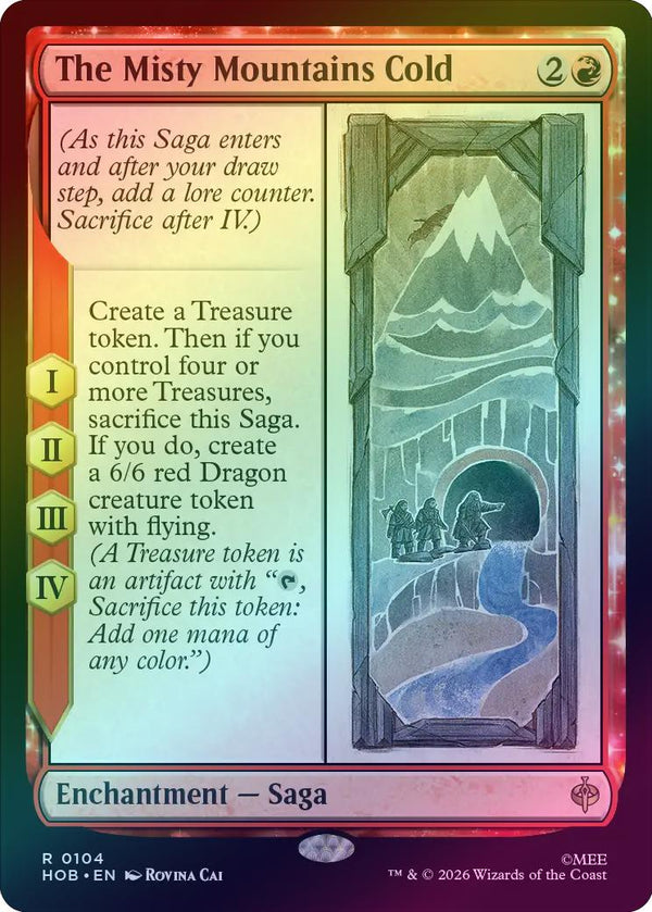 The Misty Mountains Cold (Foil) (HOB) (Pre-Order)