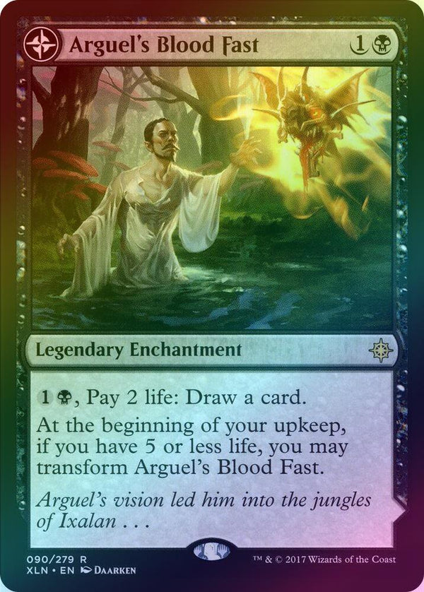 Arguel's Blood Fast // Temple of Aclazotz (Foil) (XLN)