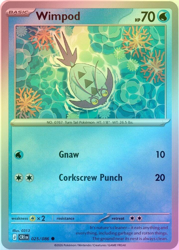 Wimpod - 025/086 - Common - Reverse Holo