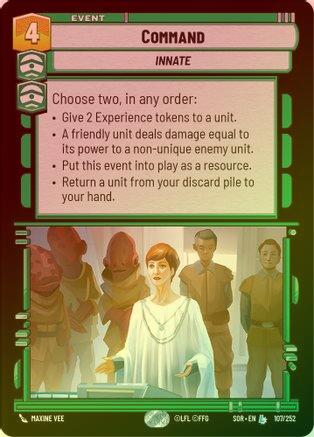 Command - 107/252 - Legendary (Foil)