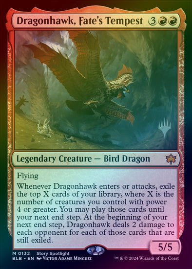 Dragonhawk, Fate's Tempest - Promo Pack (Foil) (PBLB)