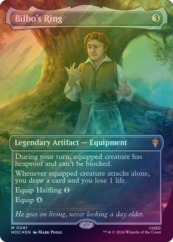 Bilbo's Ring - Borderless (Surge Foil) (HOC)