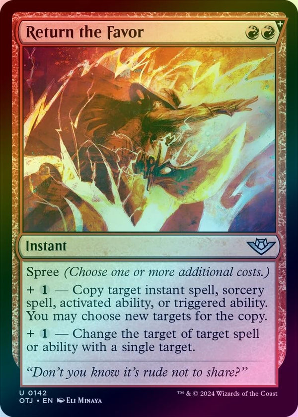 Return the Favor (Foil) (OTJ)